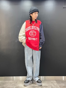 「Danke schon」｜「アイテム（アクセサリー）」を使った、Hikaru Shimizuさん（レディース・165cm）の秋コーディネート