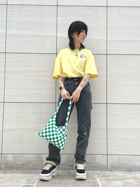 「September（セプテンバー）のアイテム」を使った、Hikaru Shimizuさん（レディース・165cm）の春コーディネート