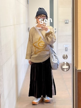 せんちゃんさん（レディース・150cm）の冬コーディネート