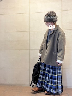 「GREGORY（グレゴリー）のアイテム」を使った、せんちゃんさん（レディース・150cm）の冬コーディネート