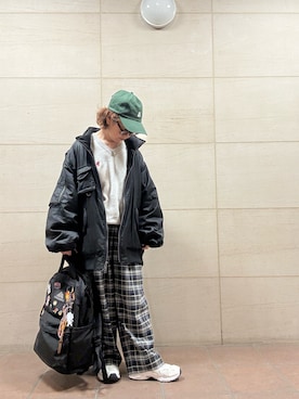 「GREGORY（グレゴリー）のアイテム（バッグ）」を使った、せんちゃんさん（レディース・150cm）の春コーディネート