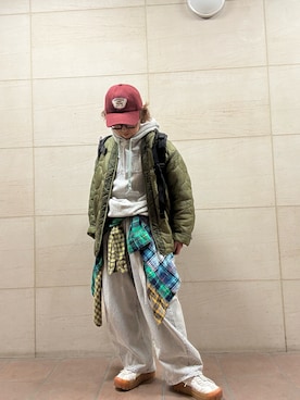 「GO TO HOLLYWOOD（ゴートゥーハリウッド）のアイテム」を使った、せんちゃんさん（レディース・150cm）の春コーディネート