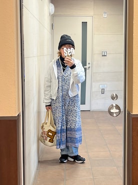 「アイテム（ワンピース/ドレス）」を使った、せんちゃんさん（レディース・150cm）の秋コーディネート