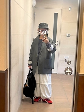 「アイテム（テーラードジャケット）」を使った、せんちゃんさん（レディース・150cm）の秋コーディネート