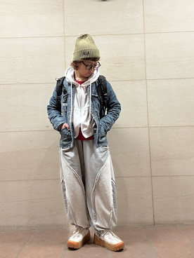 「GO TO HOLLYWOOD（ゴートゥーハリウッド）のアイテム」を使った、せんちゃんさん（レディース・150cm）の春コーディネート