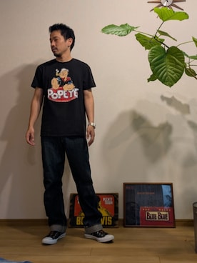 「CONVERSE ALL STAR（コンバースオールスター）のアイテム」を使った、takuyaさん（メンズ・171cm）の秋コーディネート