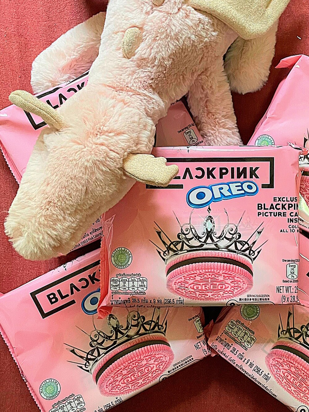 「oreosのアイテム（その他、ピンク系）」を使った、🇯🇵 瑛士 🇸🇬さん（メンズ・170cm）の冬コーディネートの1枚目の写真