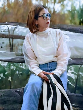 「シンフルコーデ」｜「アイテム（その他シューズ）」を使った、＊心愛＊ココさん（レディース・160cm）の春コーディネート