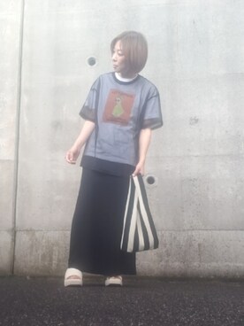 「SHEINのアイテム（その他トップス、ブラック系）」を使った、＊心愛＊ココさん（レディース・160cm）の秋コーディネート