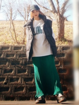 「bohmal（ボマール）のアイテム（ジャケット/アウター）」を使った、＊心愛＊ココさん（レディース・160cm）の冬コーディネート