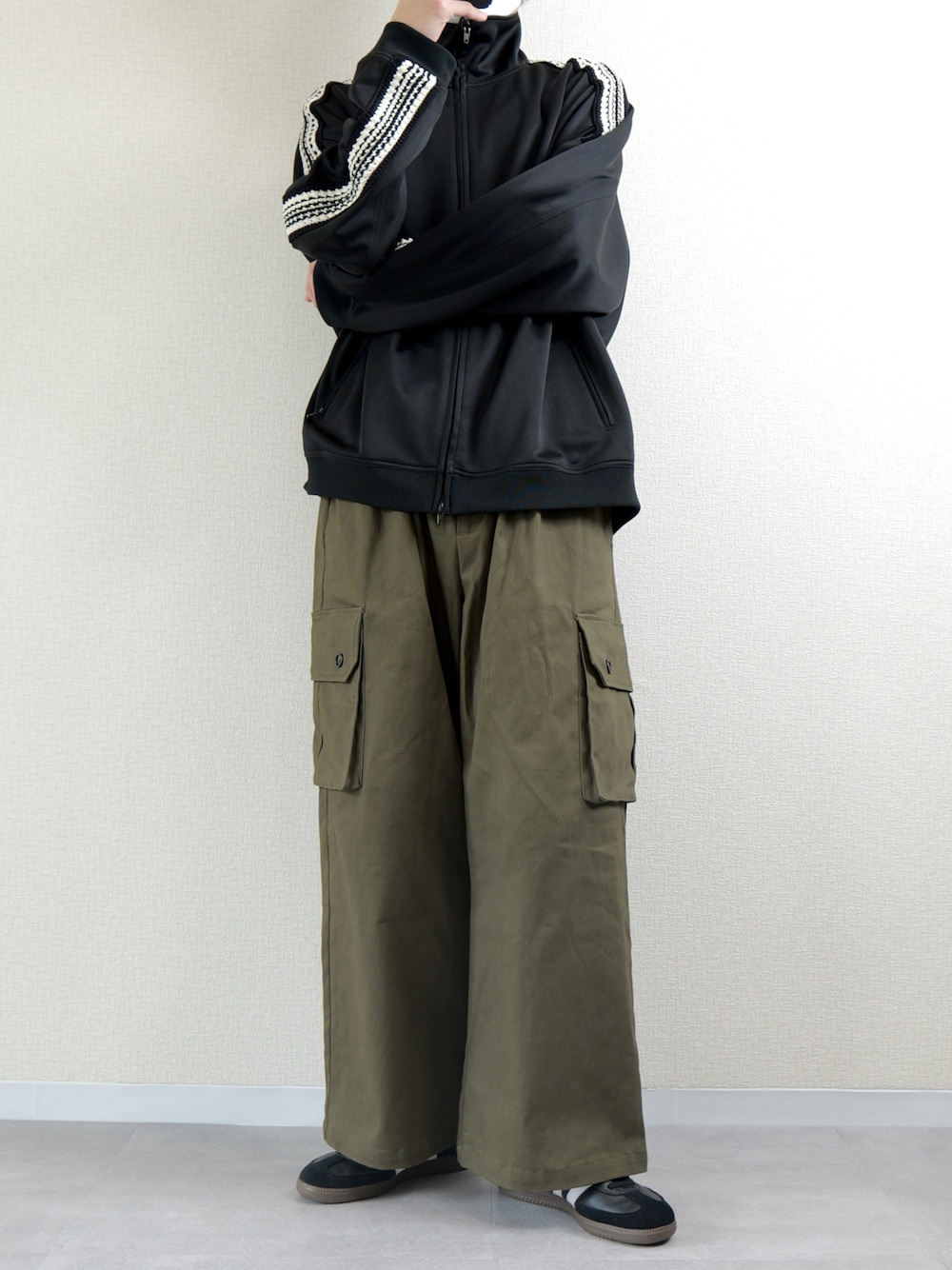 UNISEX》Prime-Over Crochet Line Track Jacket/プライムオーバー
