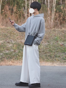 「INTER FACTORY（インターファクトリー）のアイテム（シューズ）」を使った、DAISUKE.さん（メンズ・177cm）の冬コーディネート