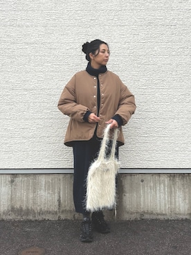 はやしさん（レディース・161cm）の冬コーディネート