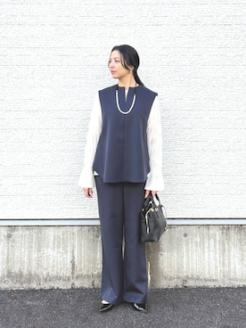 はやしさん（レディース・161cm）の冬コーディネート