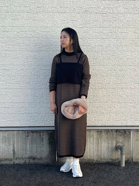 はやしさん（レディース・161cm）の秋コーディネート