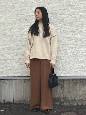 はやしさん（レディース・161cm）の秋コーディネート