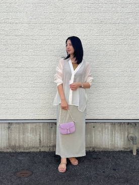 はやしさん（レディース・161cm）の夏コーディネート