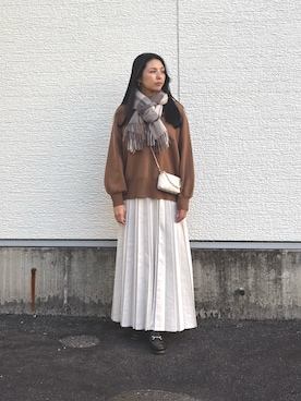 はやしさん（レディース・161cm）の冬コーディネート