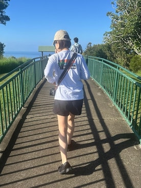 「POLO RALPH LAUREN（ポロ ラルフ ローレン）のアイテム」を使った、ｺﾈﾘさん（レディース・160cm）の夏コーディネート