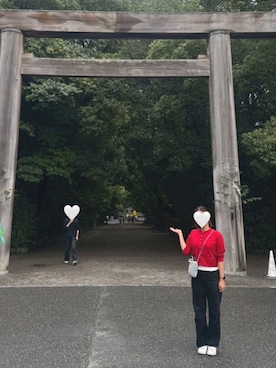 「アニエスベー」｜ｺﾈﾘさん（レディース・160cm）の秋コーディネート