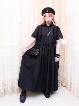 「off white」｜「アイテム（キャップ）」を使った、cindyさん（レディース・148cm）の夏コーディネート