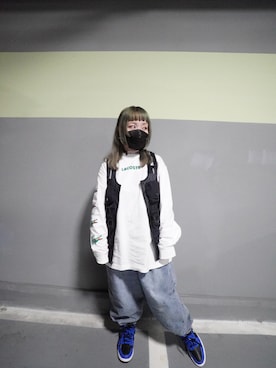 「LACOSTE」｜「アイテム（その他アウター）」を使った、cindyさん（レディース・148cm）の夏コーディネート