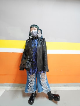 「vetements」｜「アイテム（アクセサリー）」を使った、cindyさん（レディース・148cm）の春コーディネート