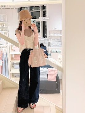 「w closet（ダブルクローゼット）のアイテム」を使った、♡ ℐ i ℓ ℓ 𓈒𓏸  さん（レディース・160cm）の秋コーディネート