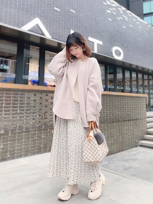 美品 オードリージョンワッド カシミア混 ハンドメイドショートコート ウール audrey and john wad（オードリーアンドジョンワッド）の「【Audrey