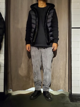 「EMMETI（エンメティ）のアイテム」を使った、keitaさん（メンズ・177cm）の秋コーディネート