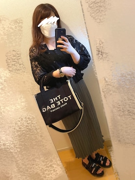 「ms+ ideal（エムズプラスアイディール）のアイテム」を使った、あべちゃんさん（レディース・160cm）の春コーディネート