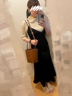 「CELINE」｜「アイテム（ワンピース/ドレス）」を使った、あべちゃんさん（レディース・160cm）の夏コーディネート