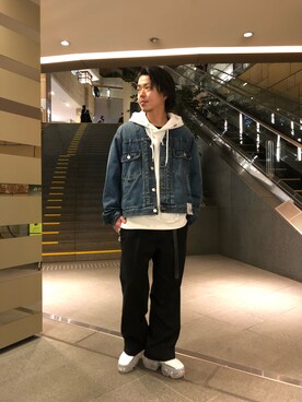 「grounds（グラウンズ）のアイテム（シューズ）」を使った、motohisaさん（メンズ・176cm）の冬コーディネート