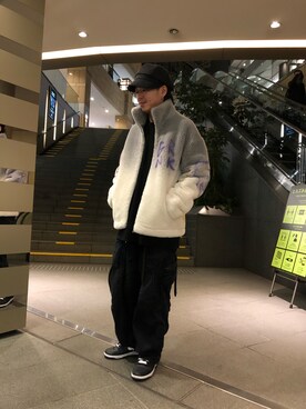 「ROYAL FLASH（ロイヤルフラッシュ）のアイテム（ブルゾン）」を使った、motohisaさん（メンズ・176cm）の冬コーディネート