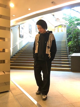 「grounds（グラウンズ）のアイテム（シューズ）」を使った、motohisaさん（メンズ・176cm）の春コーディネート