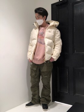 「muta（ムータ）のアイテム（ブルゾン）」を使った、motohisaさん（メンズ・176cm）の冬コーディネート