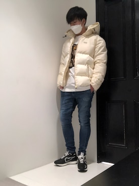 「muta（ムータ）のアイテム（ブルゾン）」を使った、motohisaさん（メンズ・176cm）の冬コーディネート