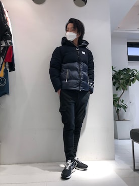 「muta（ムータ）のアイテム（ブルゾン）」を使った、motohisaさん（メンズ・176cm）の秋コーディネート