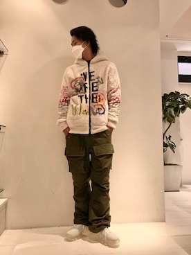 「STUD MUFFIN」｜「アイテム（ジャケット/アウター）」を使った、motohisaさん（メンズ・176cm）の秋コーディネート