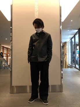 「ISAMU KATAYAMA BACKLASH（イサムカタヤマバックラッシュ）のアイテム（ジャケット/アウター）」を使った、motohisaさん（メンズ・176cm）の冬コーディネート