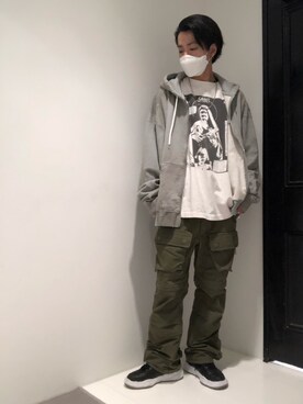 「READYMADE（レディメイド）のアイテム」を使った、motohisaさん（メンズ・176cm）の冬コーディネート