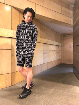 「STUD MUFFIN（スタッドマフィン）のアイテム（パンツ）」を使った、motohisaさん（メンズ・176cm）の春コーディネート