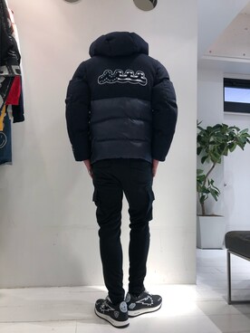 「muta（ムータ）のアイテム（ブルゾン）」を使った、motohisaさん（メンズ・176cm）の秋コーディネート