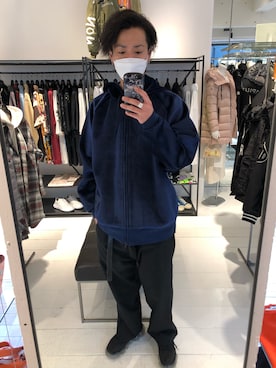 「SY3（エスワイスリー）のアイテム（スウェット）」を使った、motohisaさん（メンズ・176cm）の秋コーディネート