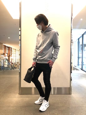 「P.M.D.S.（ピー エム ディー エス）のアイテム（トップス）」を使った、motohisaさん（メンズ・176cm）の冬コーディネート