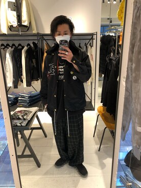 「STUD MUFFIN」｜「アイテム（ブルゾン）」を使った、motohisaさん（メンズ・176cm）の秋コーディネート