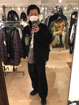 「READYMADE（レディメイド）のアイテム（ジャケット/アウター）」を使った、motohisaさん（メンズ・176cm）の冬コーディネート