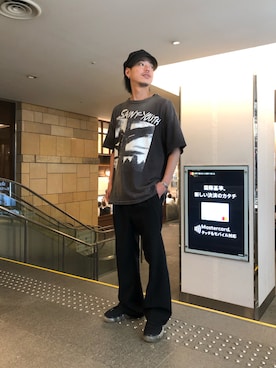 「ROYAL FLASH（ロイヤルフラッシュ）のアイテム（スニーカー）」を使った、motohisaさん（メンズ・176cm）の夏コーディネート