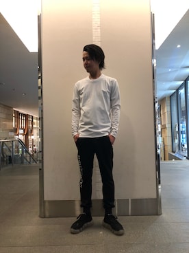 「ROYAL FLASH（ロイヤルフラッシュ）のアイテム（スニーカー）」を使った、motohisaさん（メンズ・176cm）の夏コーディネート