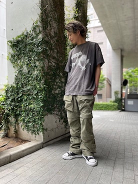 「READYMADE（レディメイド）のアイテム（パンツ）」を使った、motohisaさん（メンズ・176cm）の夏コーディネート